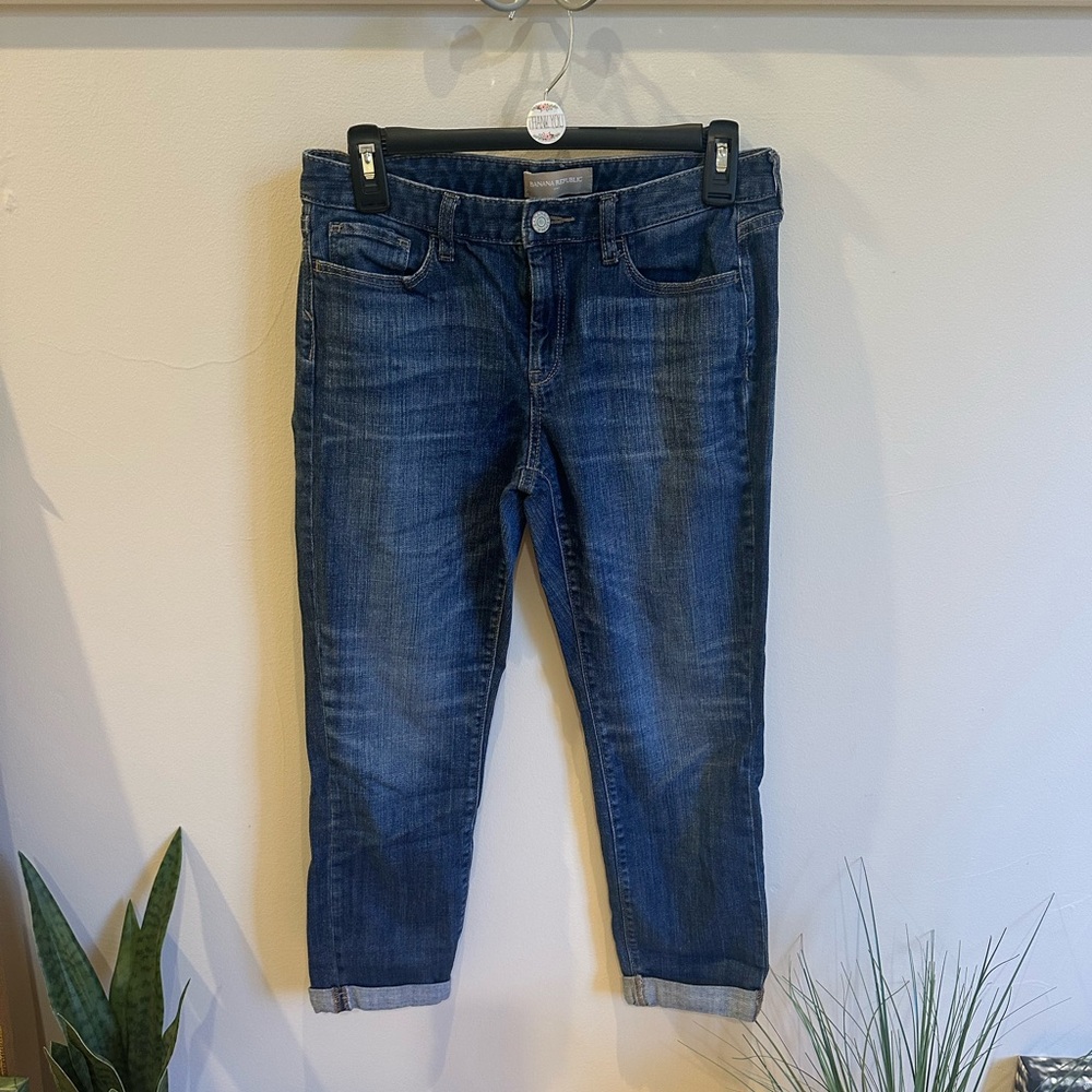 Banana Republic Classic Blue Denim Jeans size 6/28